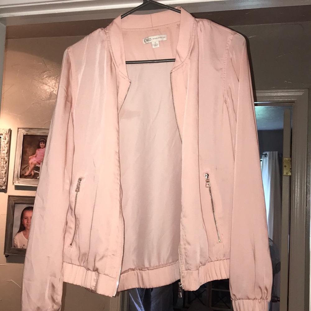 pink jacket